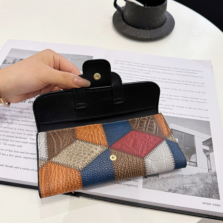 Mosaic Leather Wallet