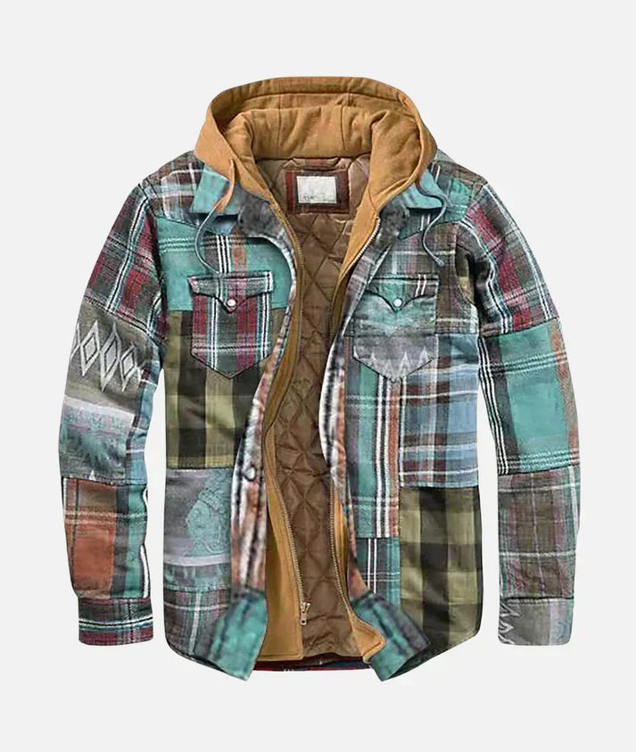 Romeo | Stylish Patchwork Plaid Jacket