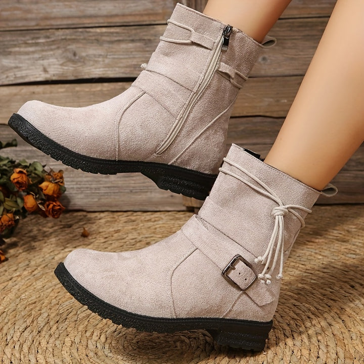 Claire | Zip-Up Sturdy Boots