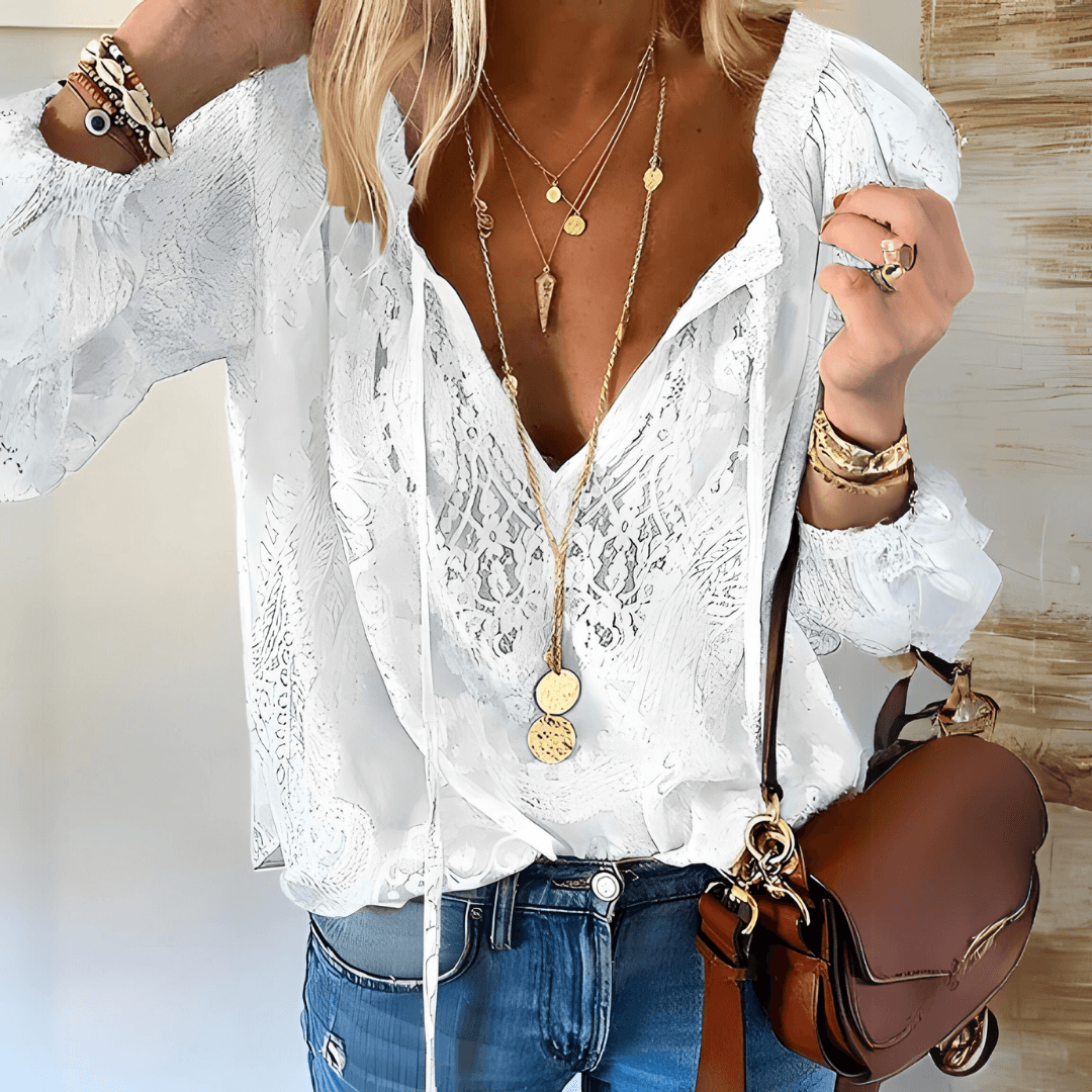 Aerith | Crocheted Boho Blouse - Mairead & Orla Cork