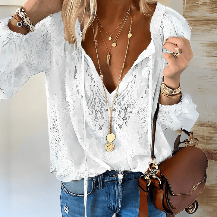 Aerith | Crocheted Boho Blouse - Mairead & Orla Cork