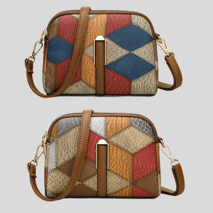 Ann | Mosaic Leather Bag