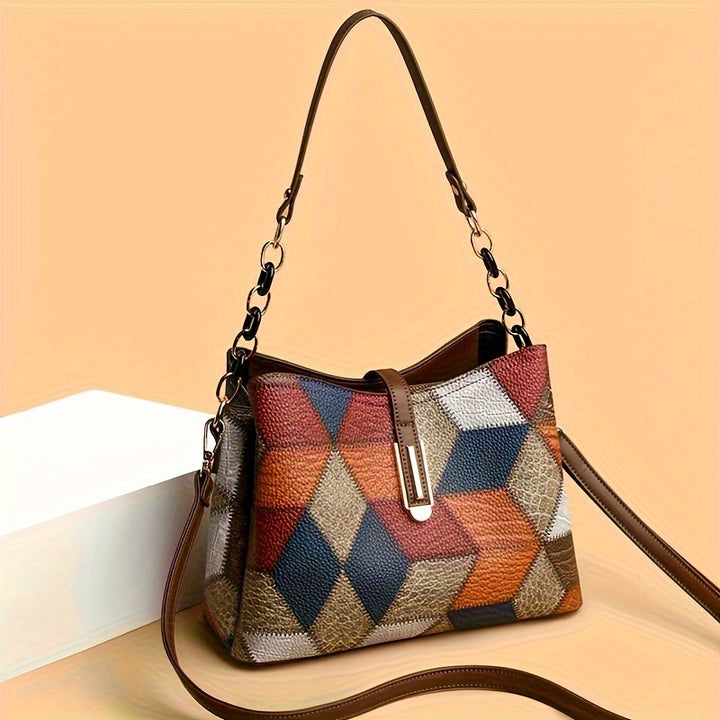 Helen | Mosaic Leather Bag