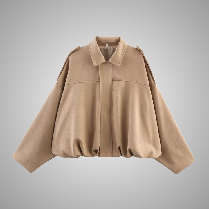 Evvy | Suede bomber jacket