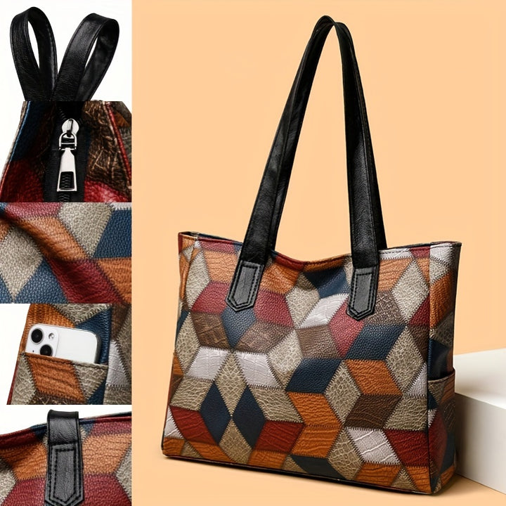 Mairead | Mosaic Leather Bag