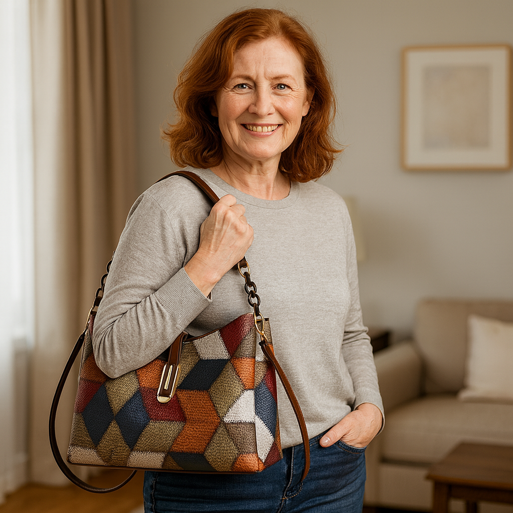 Helen | Mosaic Leather Bag