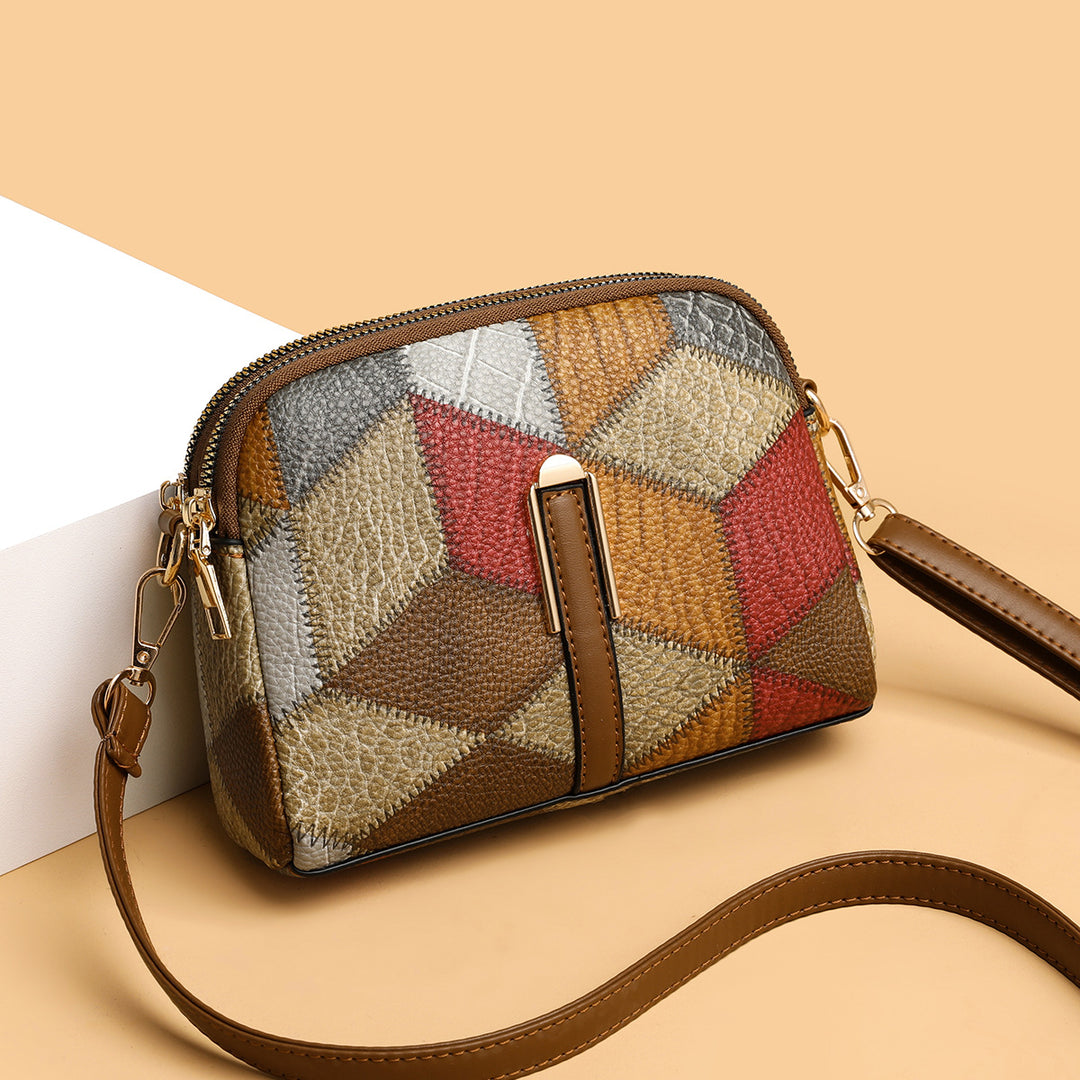 Ann | Mosaic Leather Bag