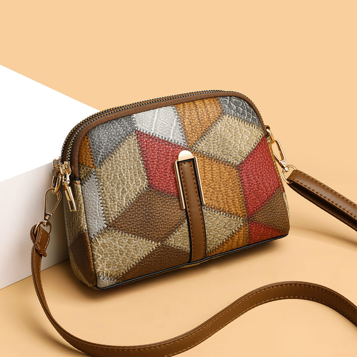 Ann | Mosaic Leather Bag