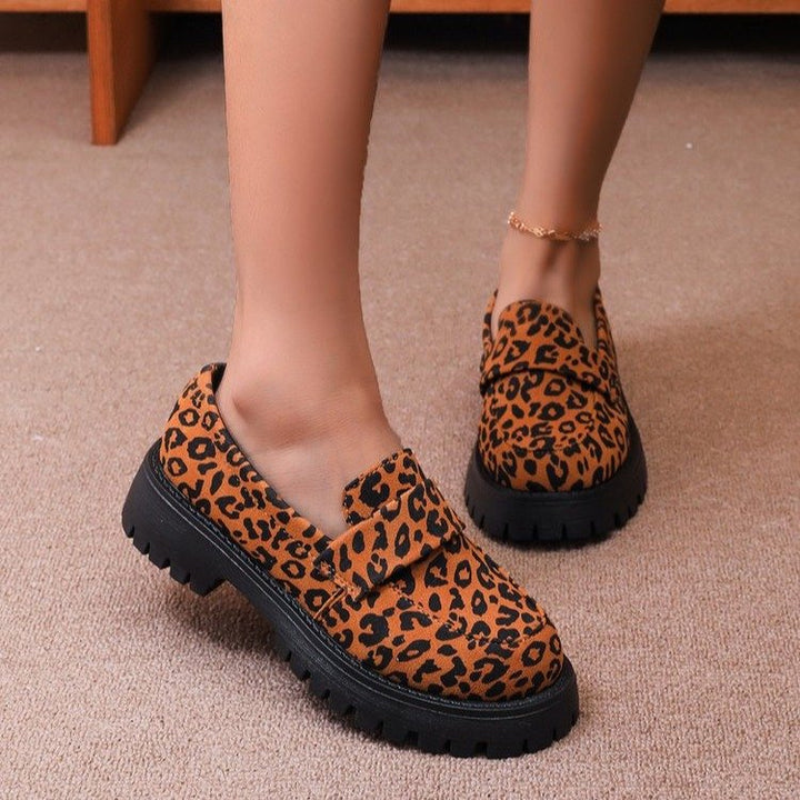 Lisa | Leopard Loafers