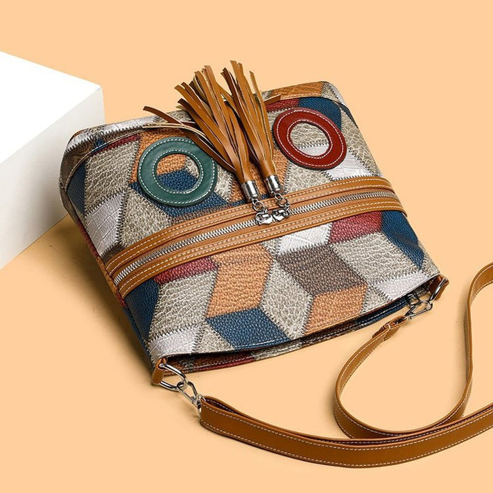 Teresa | Mosaic Leather Bag