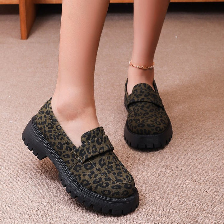 Lisa | Leopard Loafers