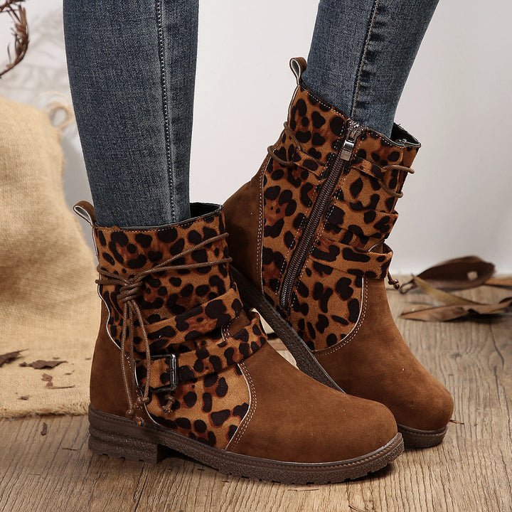 Claire | Zip-Up Sturdy Boots