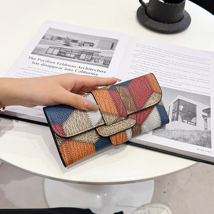 Mosaic Leather Wallet