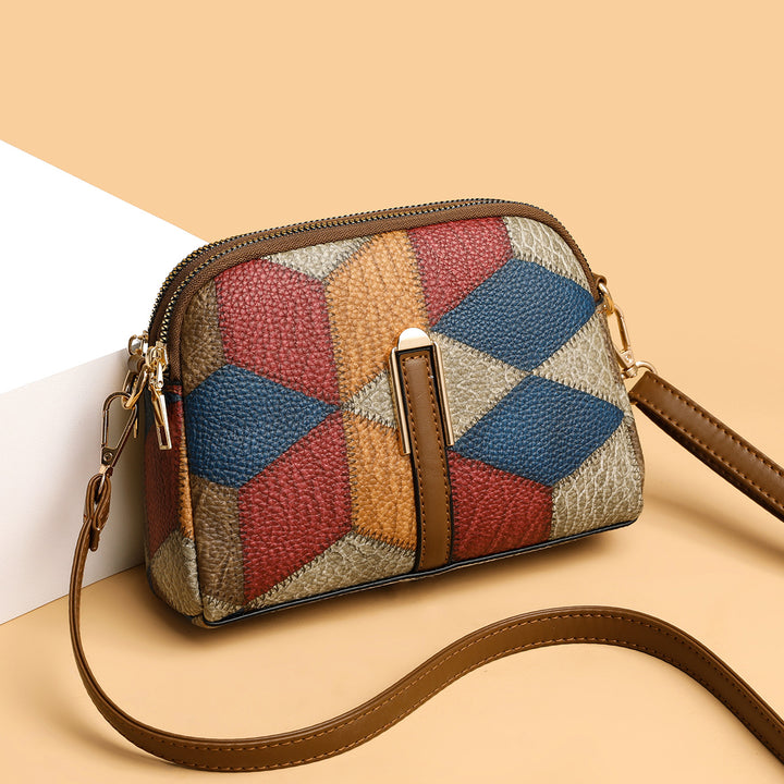Ann | Mosaic Leather Bag
