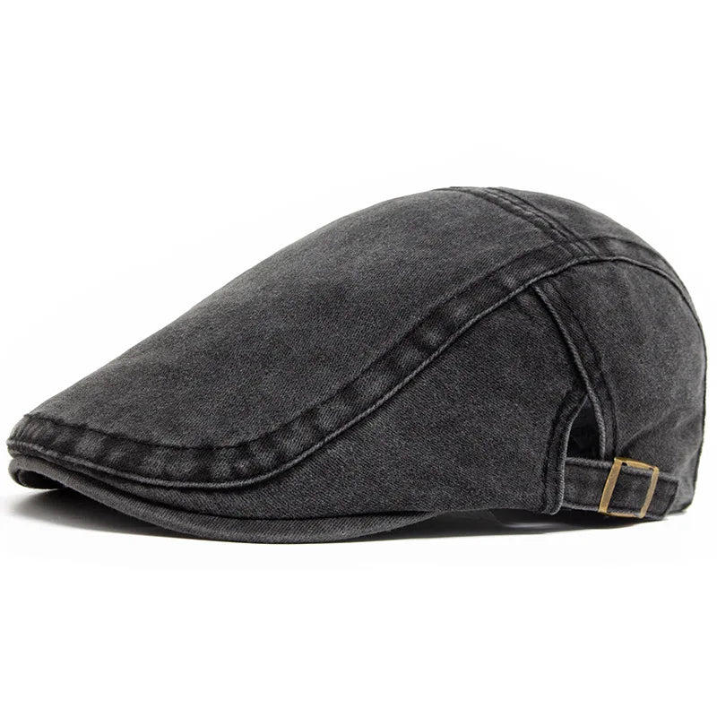 Denim Beret | Comfortable & Adjustable