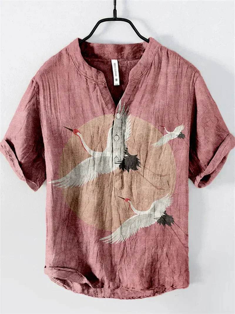 Allen | Artistic Linen-Silk Shirt - Mairead & Orla Cork