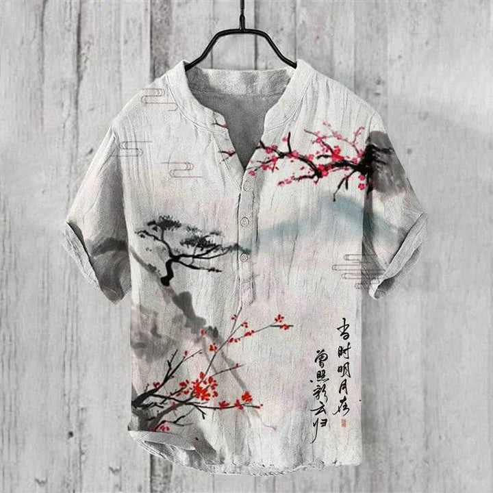Allen | Artistic Linen-Silk Shirt - Mairead & Orla Cork