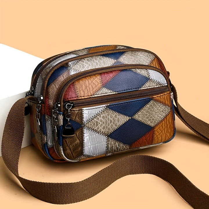 Rita | Mosaic Leather Bag