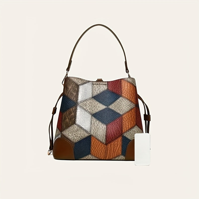 Mary | Mosaic Leather Bag