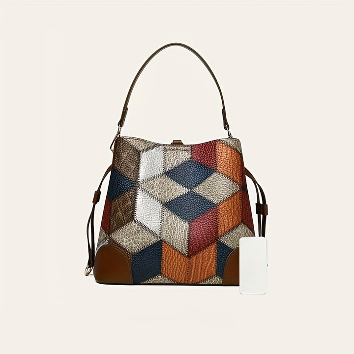 Mary | Mosaic Leather Bag