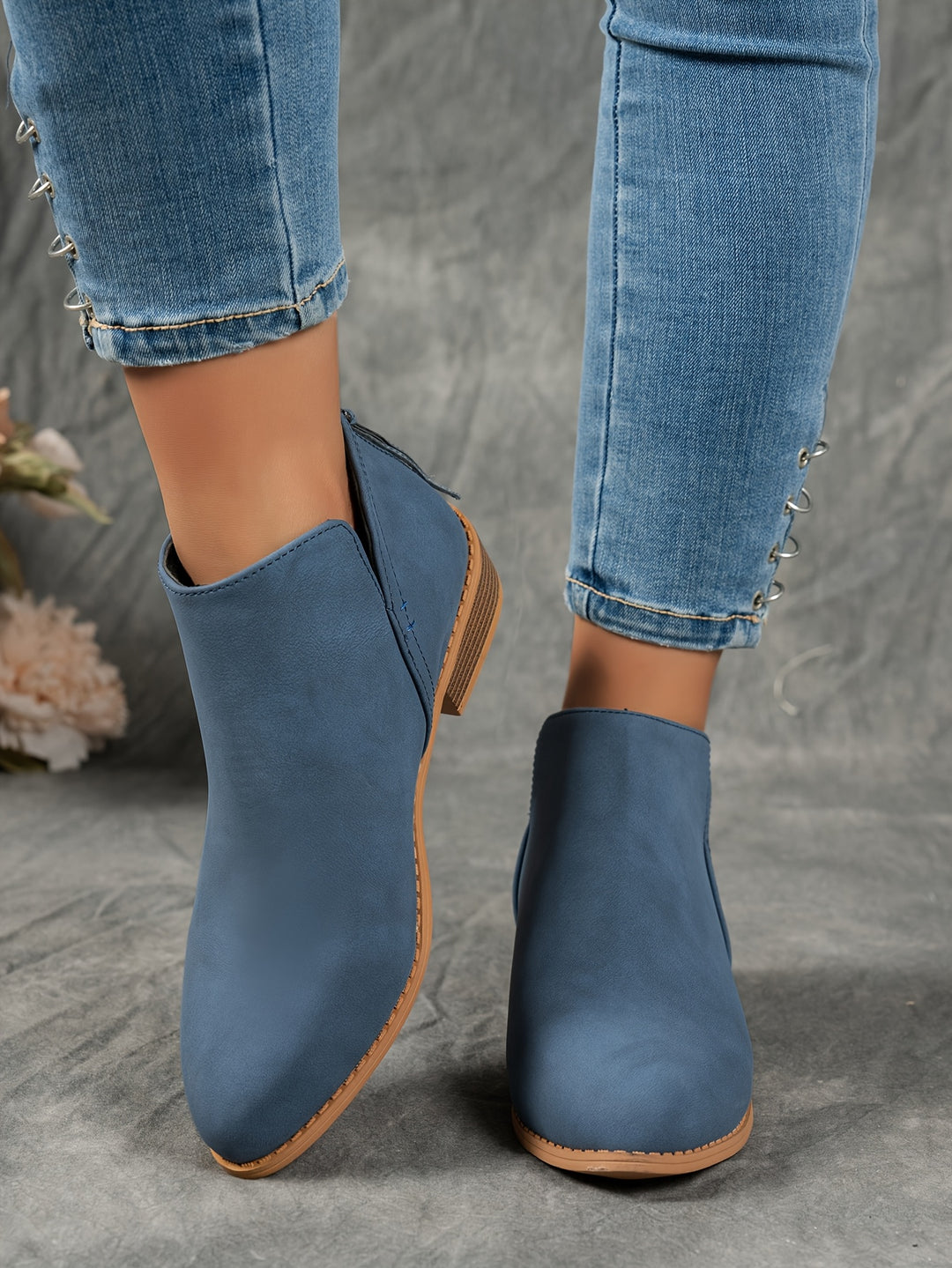 Natia | Elegant Zip-Closure Boots