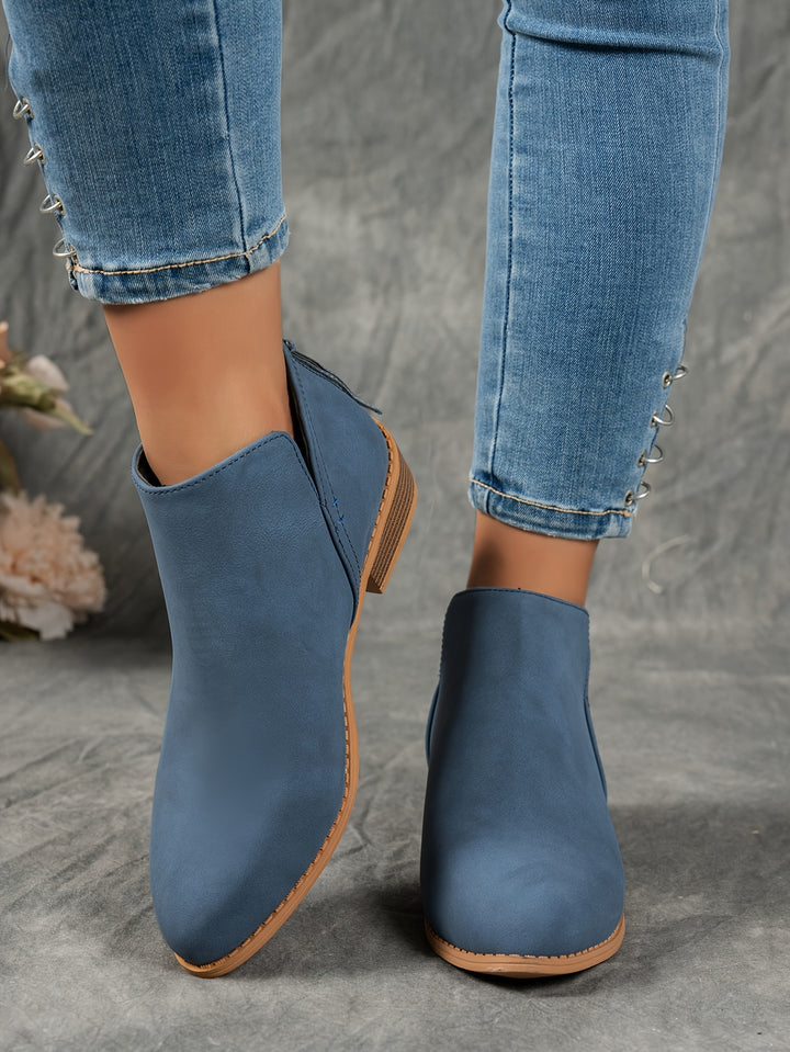 Natia | Elegant Zip-Closure Boots