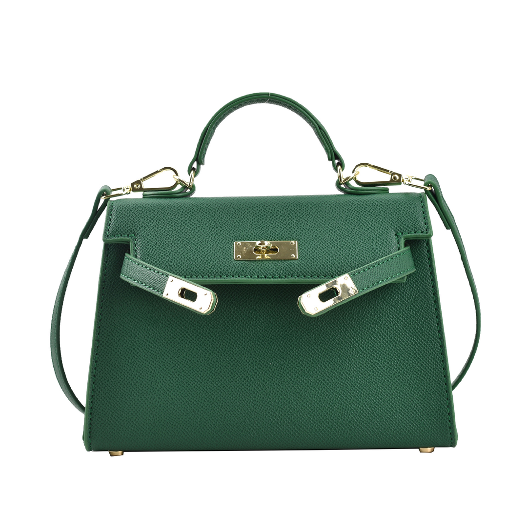 Elise | Skinnveske med Gullbeslag