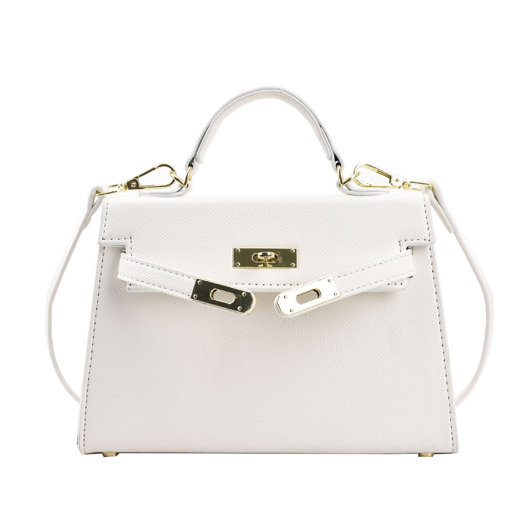 Elise | Skinnveske med Gullbeslag