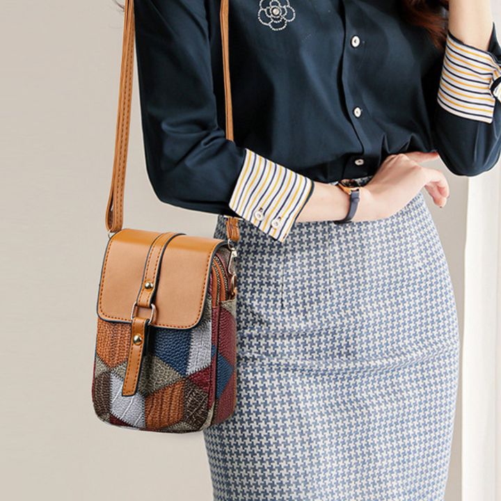 Miriam | Mosaic Leather Bag